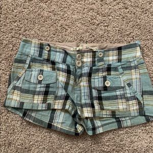 Plaid shorts